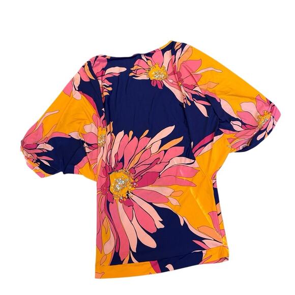 NEW Trina Turk Breeze Classic  Floral Tunic Size Medium - Picture 8 of 9